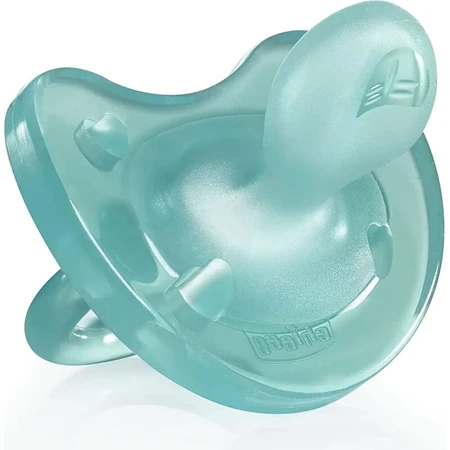 Chicco Physio Soft Silikon-Beißring, 6–16 Monate, Hellblau