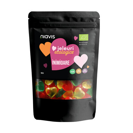 Gelatine Ecologiche Cuori, 100 g, Niavis