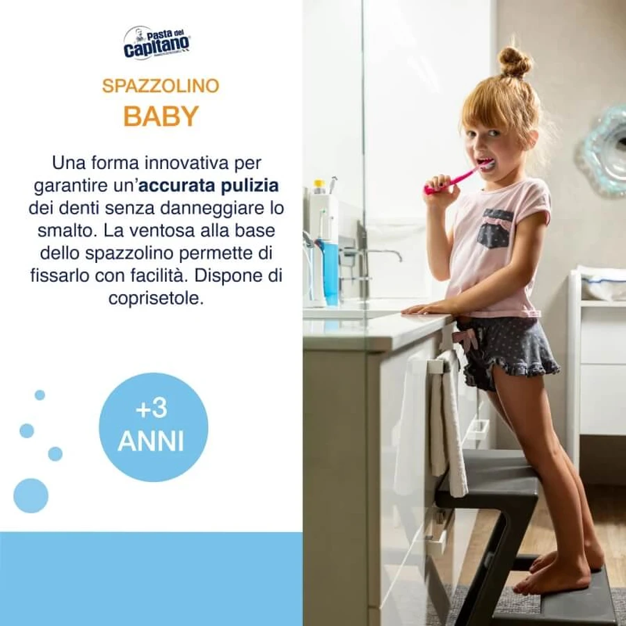 Captain Spazzolino Baby Toothpaste for Ages 3 and Up