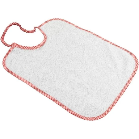 Poupy 3 bavoirs en coton unis, doux et absorbants, grande taille