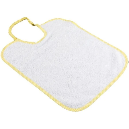 Poupy 3 bavoirs en coton unis, doux et absorbants, grande taille