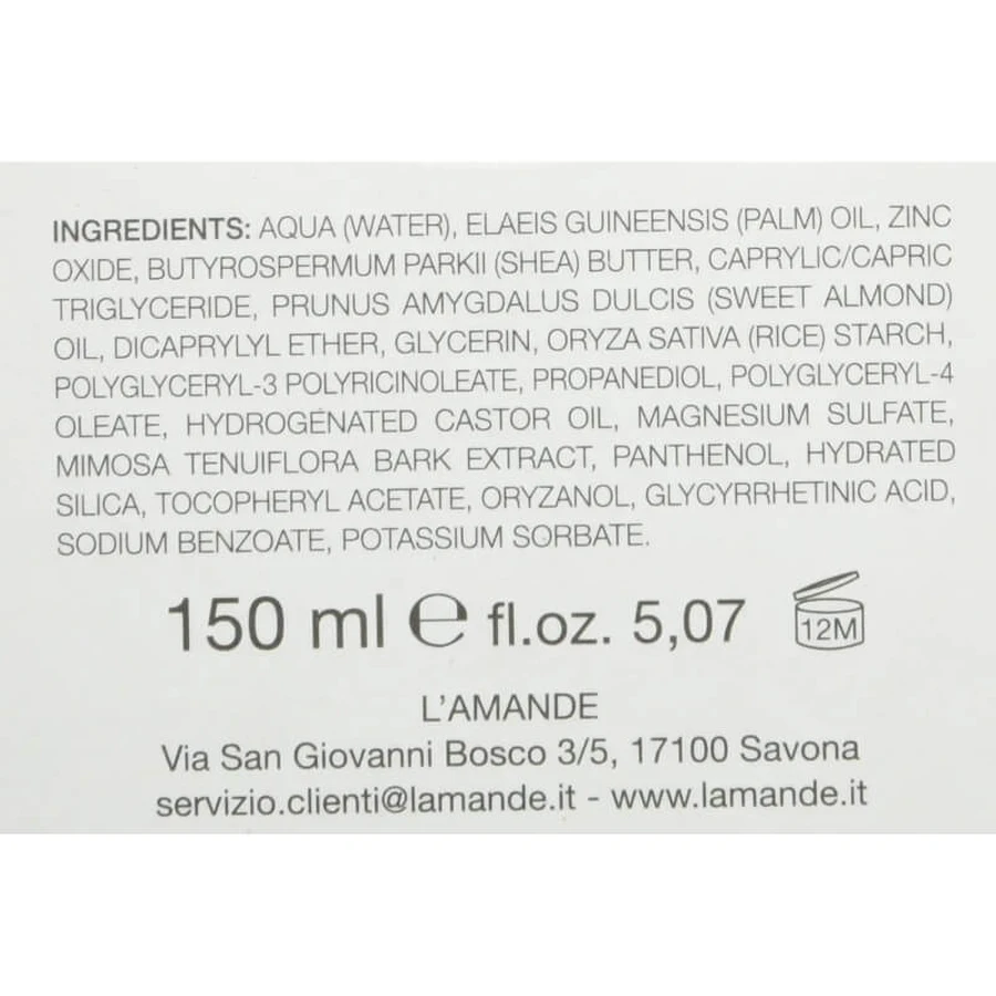 Crema protectora con óxido de zinc de L'Amande, 100 ml