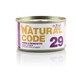 Natural Code 29 Tuńczyk i szynka – kompletna karma dla dorosłych kotów, 85 g