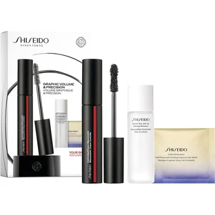 Mascara Controlledchaos Ink de Shiseido + Démaquillant instantané pour les yeux et les lèvres + Masque pour les yeux Vital Perfection
