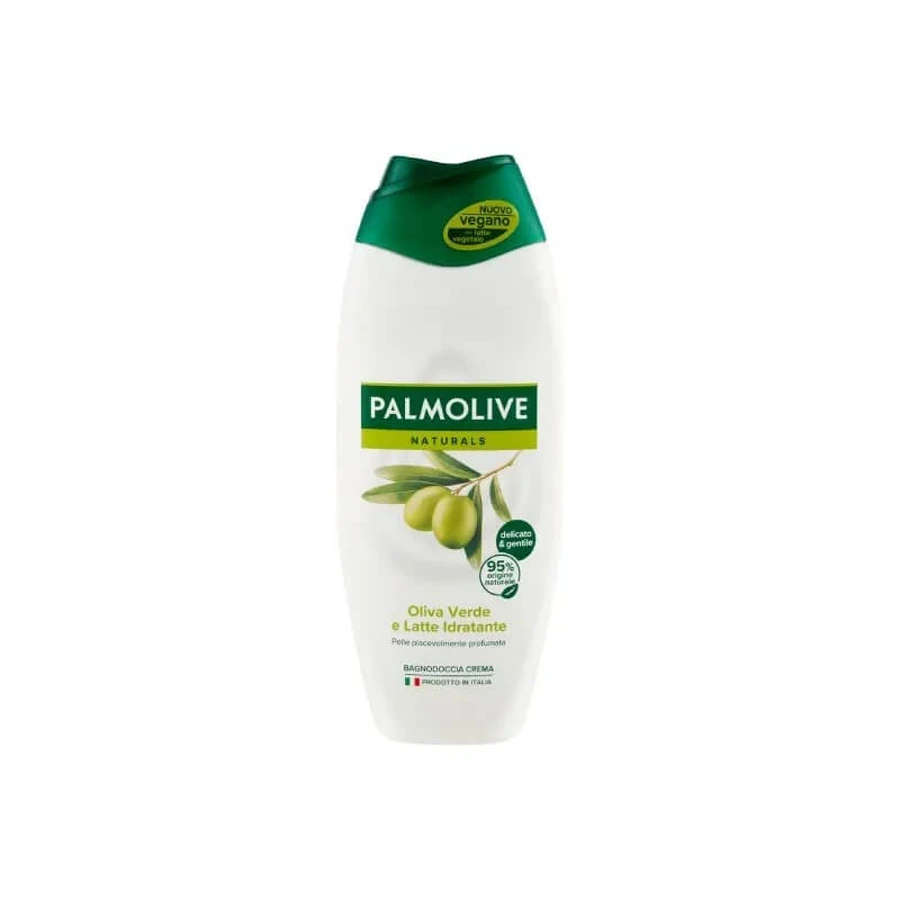 Palmolive Naturals - gel de duș cremos cu măsline verzi și lapte hidratant, 500 ml