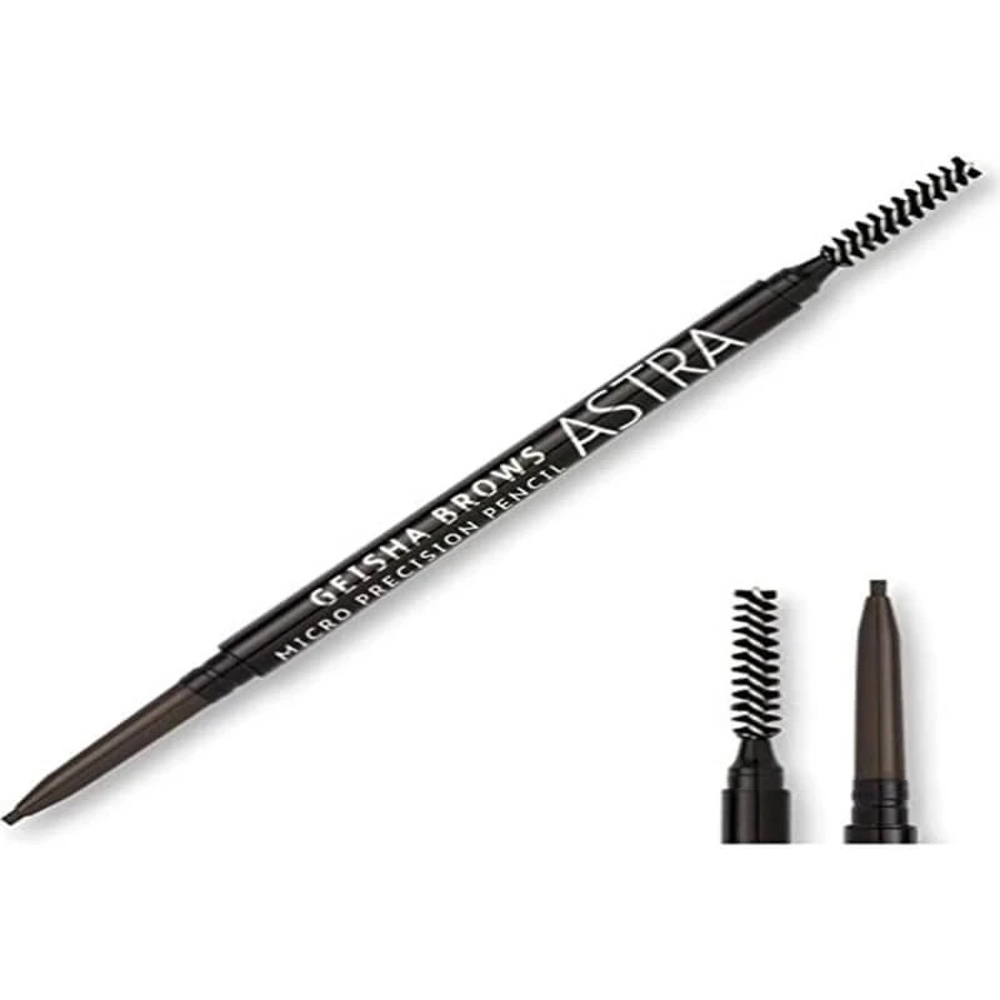 Astra Geisha Brows - Lápiz de cejas de microprecisión n.º 03, marrón