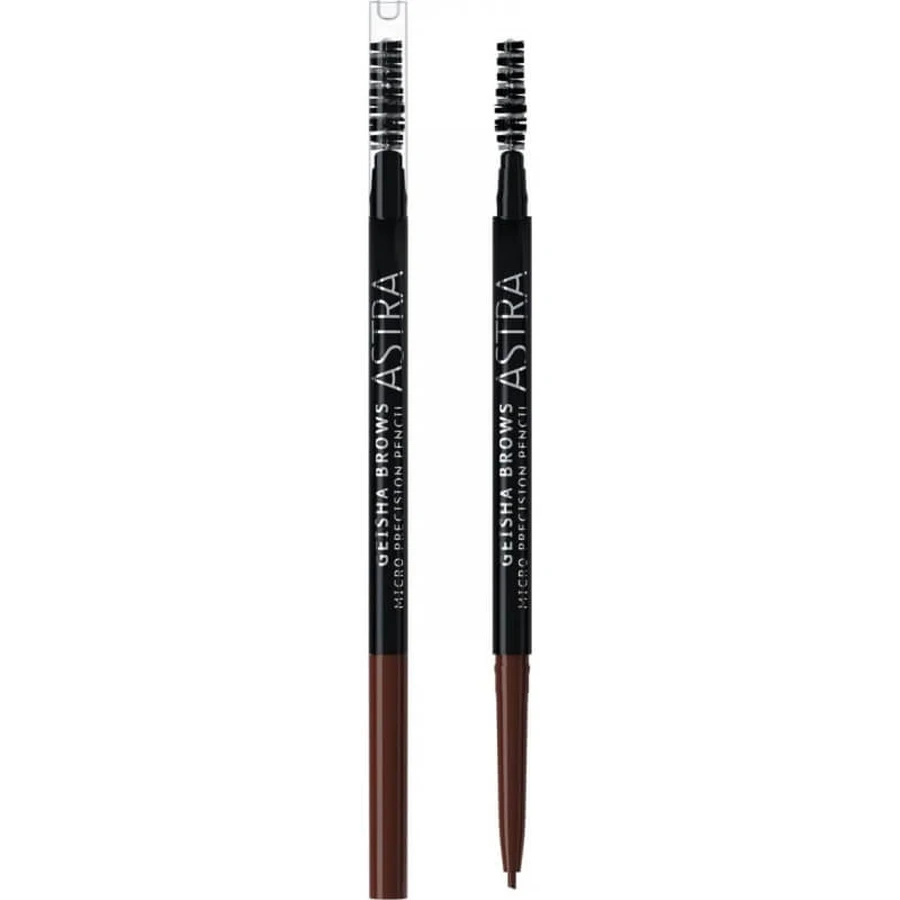 Astra Geisha Brows - Lápiz de cejas de microprecisión n.º 03, marrón