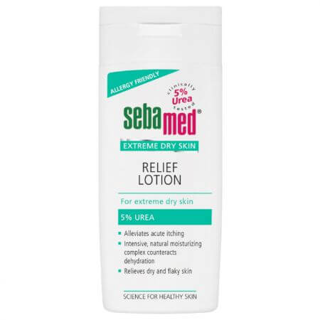 Loción dermatológica con 5% de urea Piel Seca Extrema, 200 ml, Sebamed