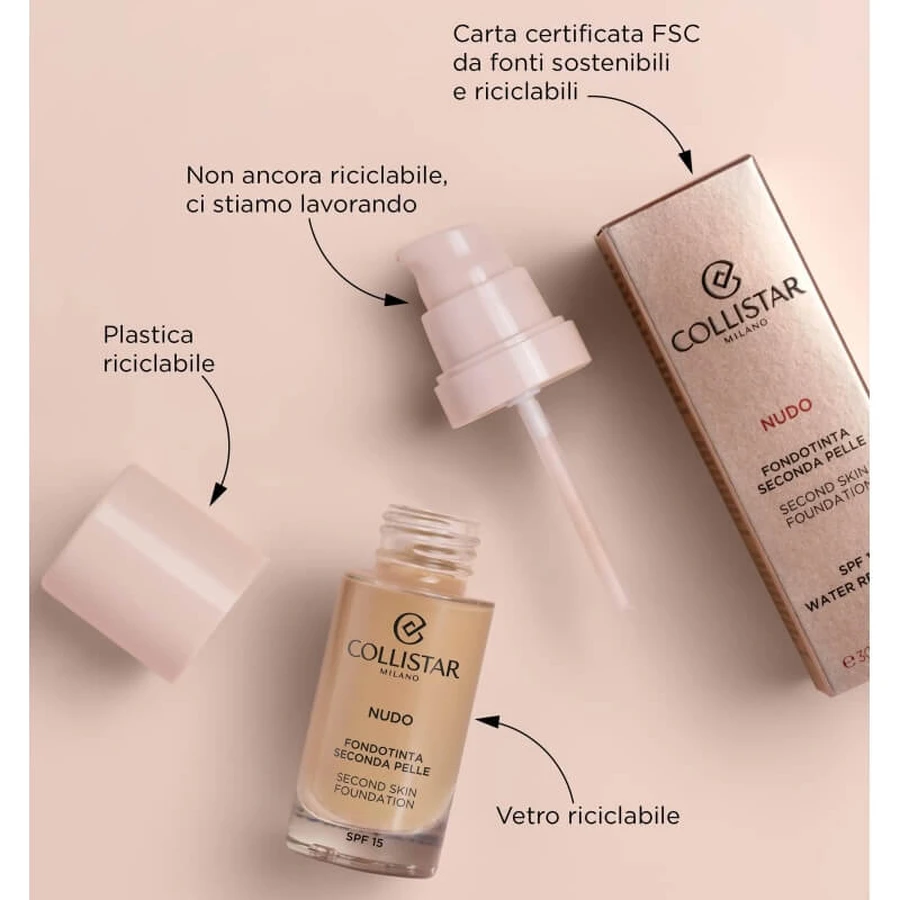 Collistar Nudo LSF 15 – Second-Skin-Foundation – Nr. 2N Beige