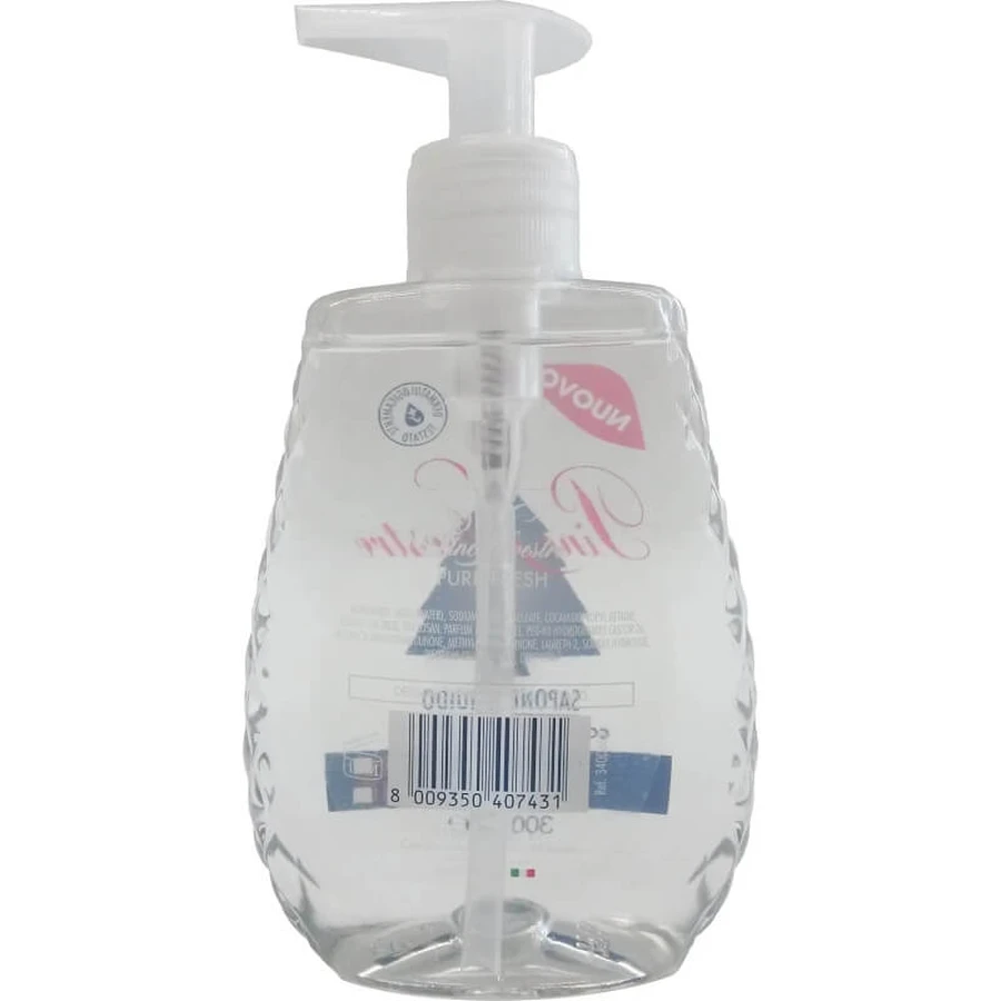 Pino silvestre puro y fresco - Jabón líquido antibacteriano, 300 ml