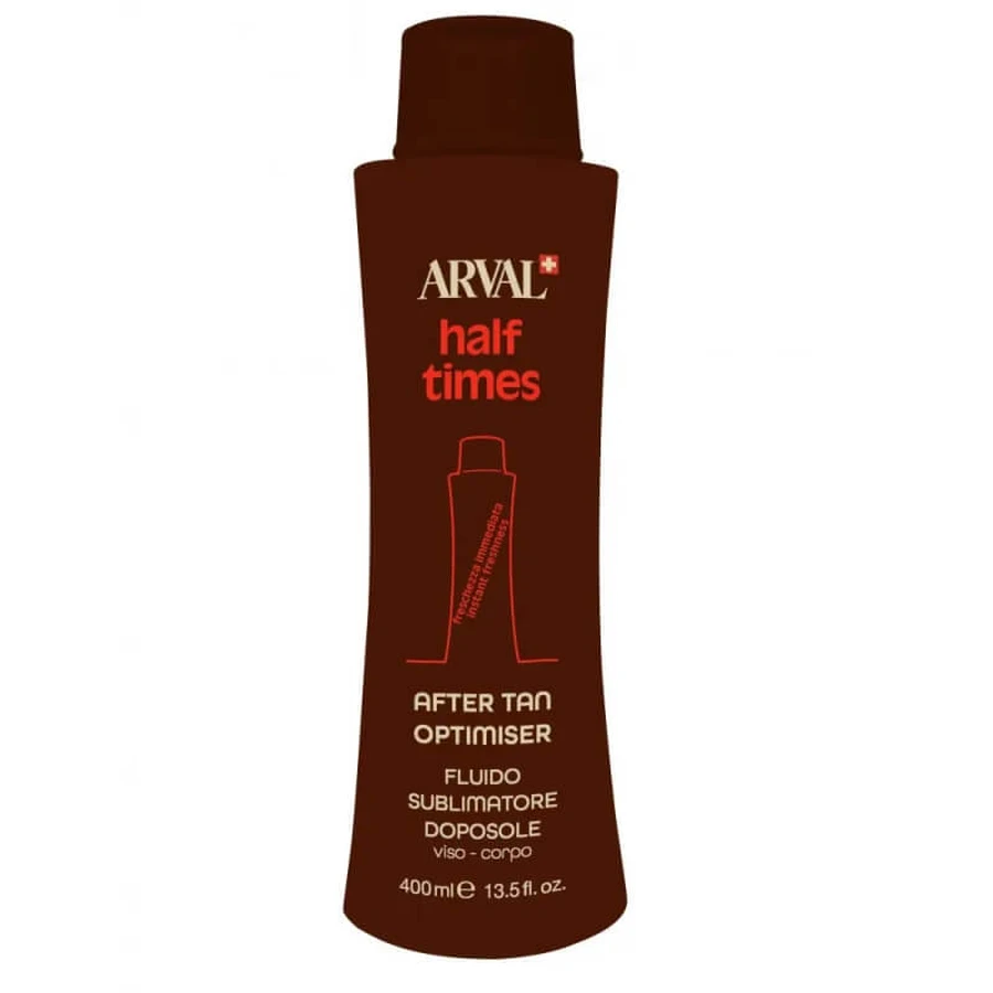 Arval Half Times - Loción sublimada para después del sol, 400 ml