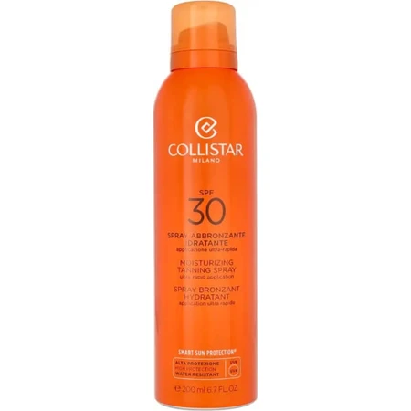 Collistar Crème solaire SPF 30 en spray hydratante pour un bronzage parfait, haute protection, 200 ml
