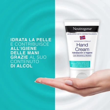 Crema de manos hidratante y desinfectante de Neutrogena, 50 ml