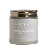 Mascarilla lavable con centella asiática y extracto de árbol de té, 125g, Mary and May