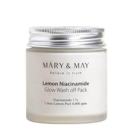 Mascarilla con extracto de limón y niacinamida, 125g, Mary and May