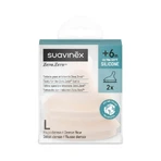 Suavinex zero.zero - 2 tetine anticolică din silicon, de la 6 luni în sus