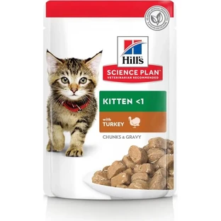 Hill’s Kitten – hrană umedă pentru pisoi, cu curcan, 85 g