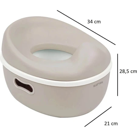 Nattou Potty Care – oliță evolutivă 3 în 1 – bej