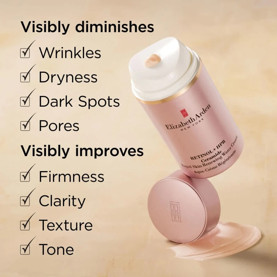 Elizabeth Arden Retinol + HPR Ceramide Cremă-apă cu regenerare rapidă a pielii - cremă-apă regenerantă 50 ml
