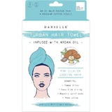 Turban vintage à l'huile d'argan - 1 serviette pour cheveux imprégnée d'huile d'argan