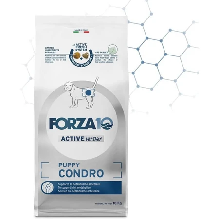 Forza10 Forza 10 Active Vet Diet Puppy Chondro z rybą – kompletna karma dla szczeniąt, 10 kg: ceny i cechy