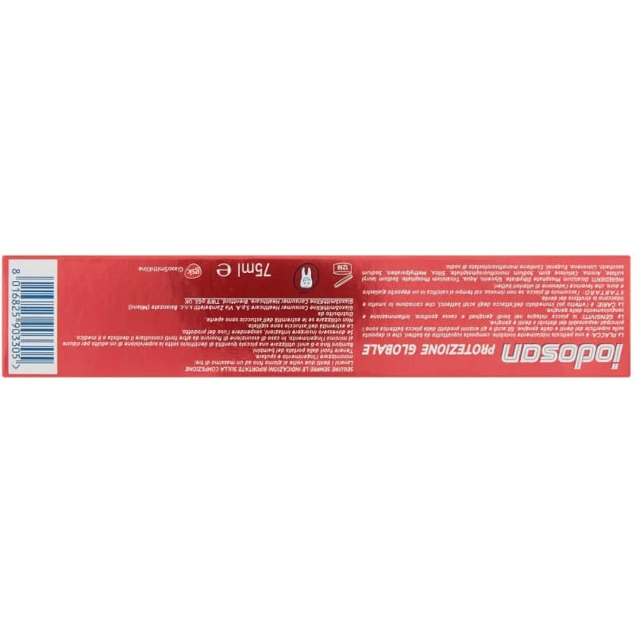 Iodosan dentifricio protezione globale gusto fresco 75 ml