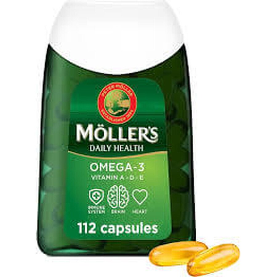 Omega 3 Forte, 112 cápsulas, Moller's