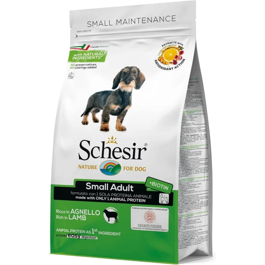 Schesir Small Maintenance Small Adult All-Lamb - Volledig voer voor kleine volwassen honden, 2 kg