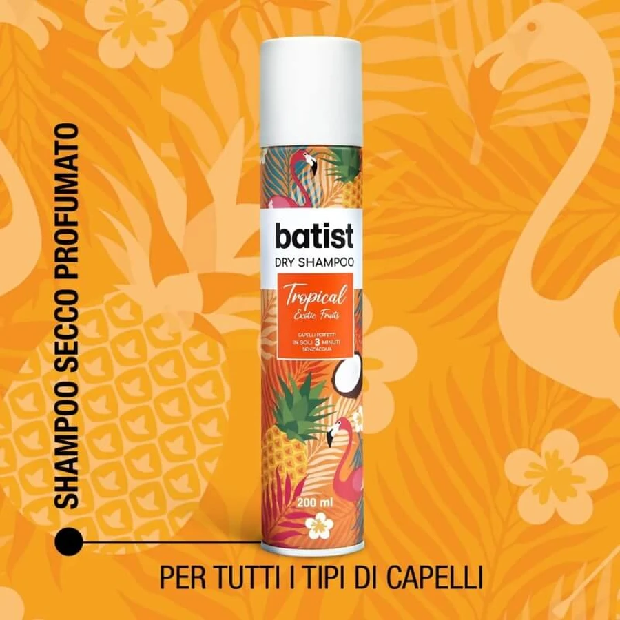 Batist Tropical Exotic Fruits - Dry Shampoo 200 ml