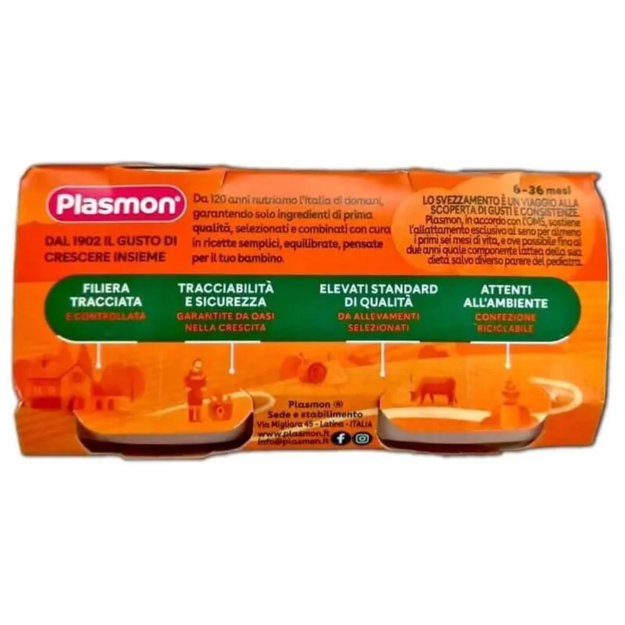 Plasmon Homogenized Lamb 4x80 g