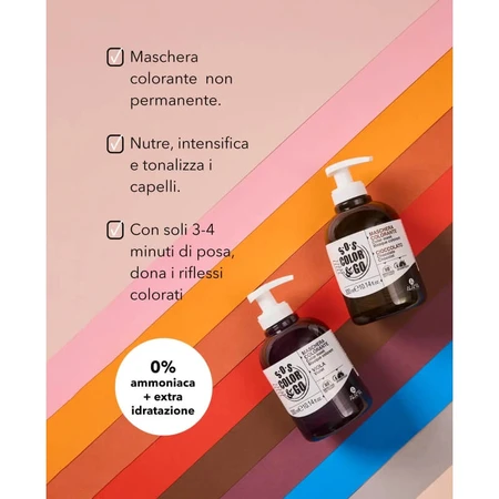 Alama S.o.s. color&amp;go – Maska koloryzująca do włosów o zapachu czekolady 300 ml: ceny i cechy
