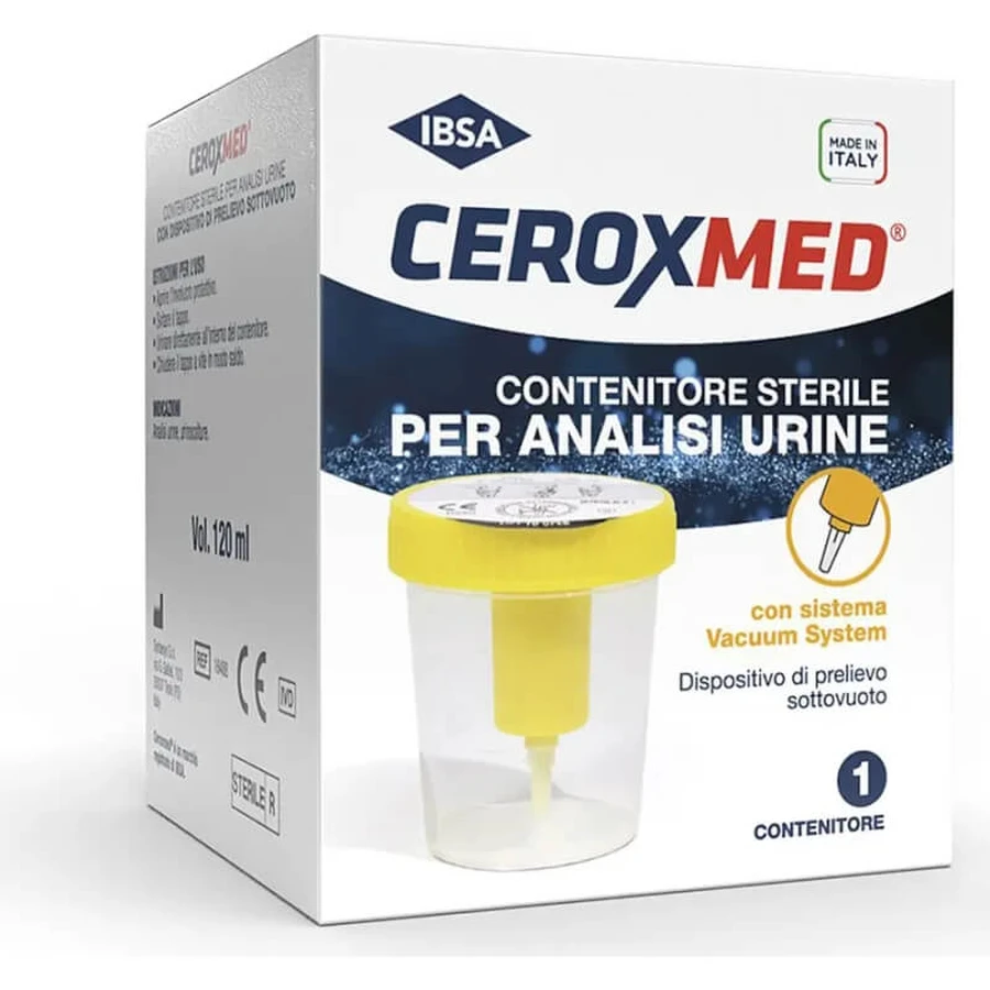 Récipient de prélèvement d'urine Ceroxmed, 100 ml