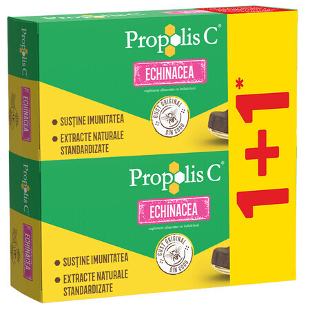 Confezione Propoli C con Echinacea, 30+30 compresse, Fiterman