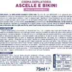 Depilsoap ontharingscrème voor de oksels en de bikinilijn, voor de gevoelige huid, 75 ml