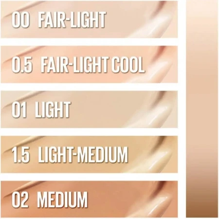 Maybelline Instant Age Rewind Perfector 4-în-1 Glow Makeup – fond de ten iluminator – nr. 00 Fair Light