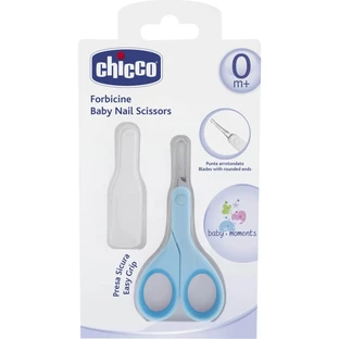 Foarfece pentru nou-născuți Chicco, pentru o igienă sigură, de culoare albastră