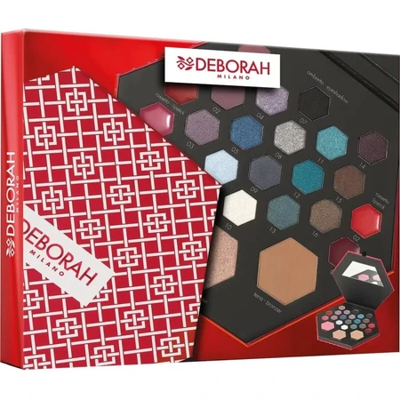 Set de regalo de belleza y maquillaje Deborah n.º 2: Tonos fríos - Bolsa de regalo