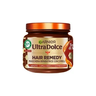 Garnier Ultra Gentle Hair Remedy Honey Treasures - Herstellend masker voor beschadigd haar, 340 ml