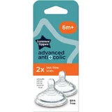 Tommee Tippee Advanced Anti-Colic: 2 tetinas de flujo rápido, a partir de los 6 meses.