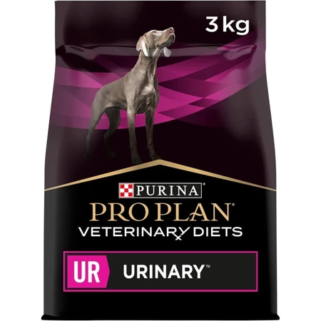 Purina Pro Plan Diet Urinary - Alimento dietético completo para perros adultos con cálculos de estruvita y problemas urinarios, 3 kg