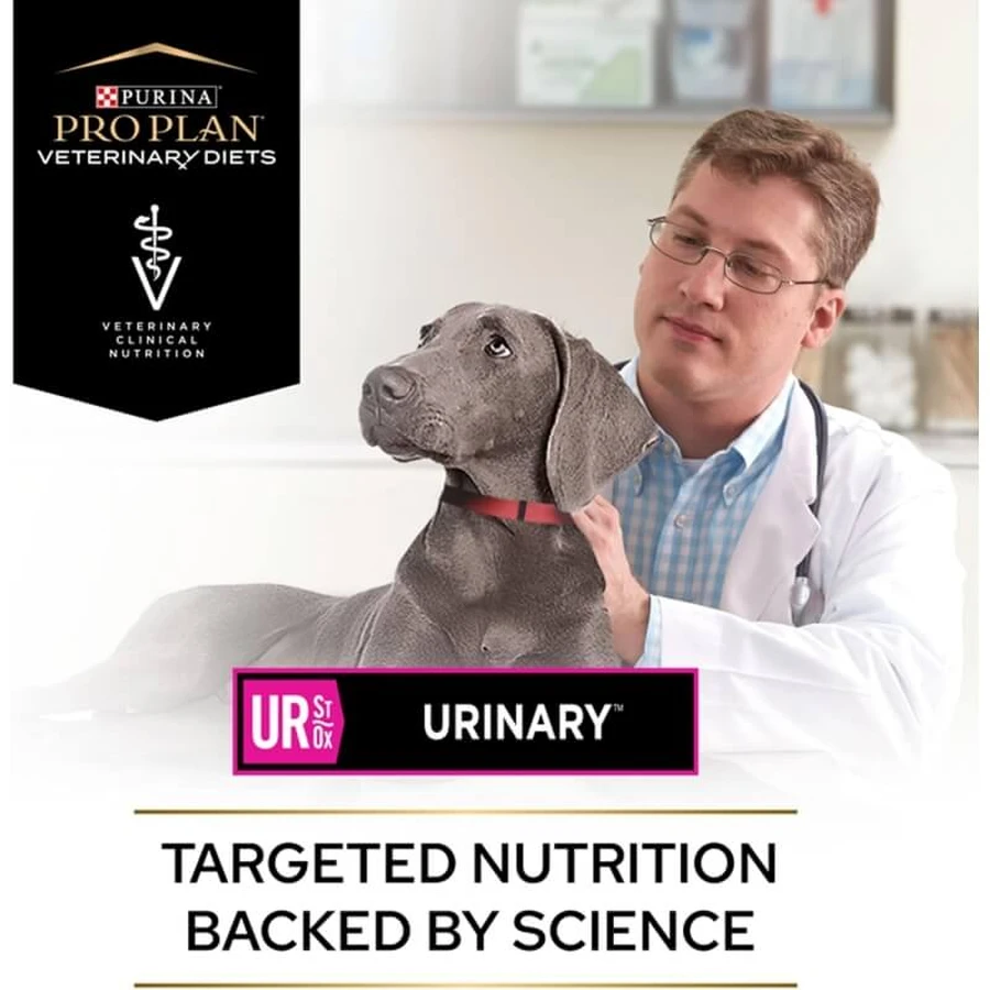 Purina Pro Plan Diet Urinary - Alimento dietético completo para perros adultos con cálculos de estruvita y problemas urinarios, 3 kg
