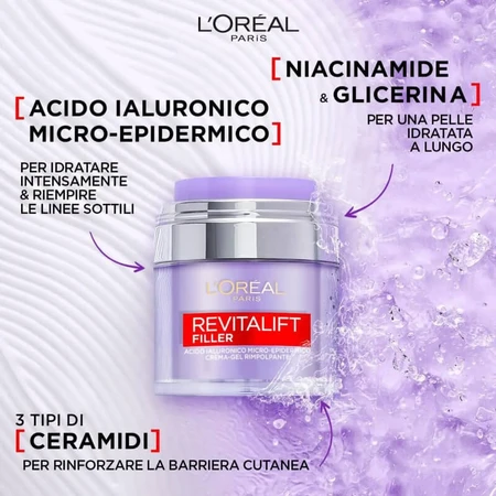 L'Oréal Paris Revitalift Filler - cremă-gel pentru redare volum 50 ml