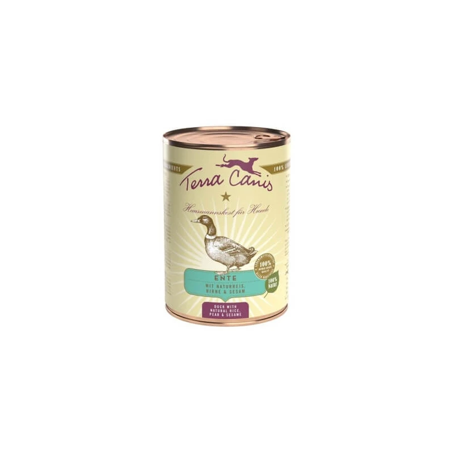 Terra Canis Classic Duck - Complete Food for Adult Dogs of Normal Weight, 400 g