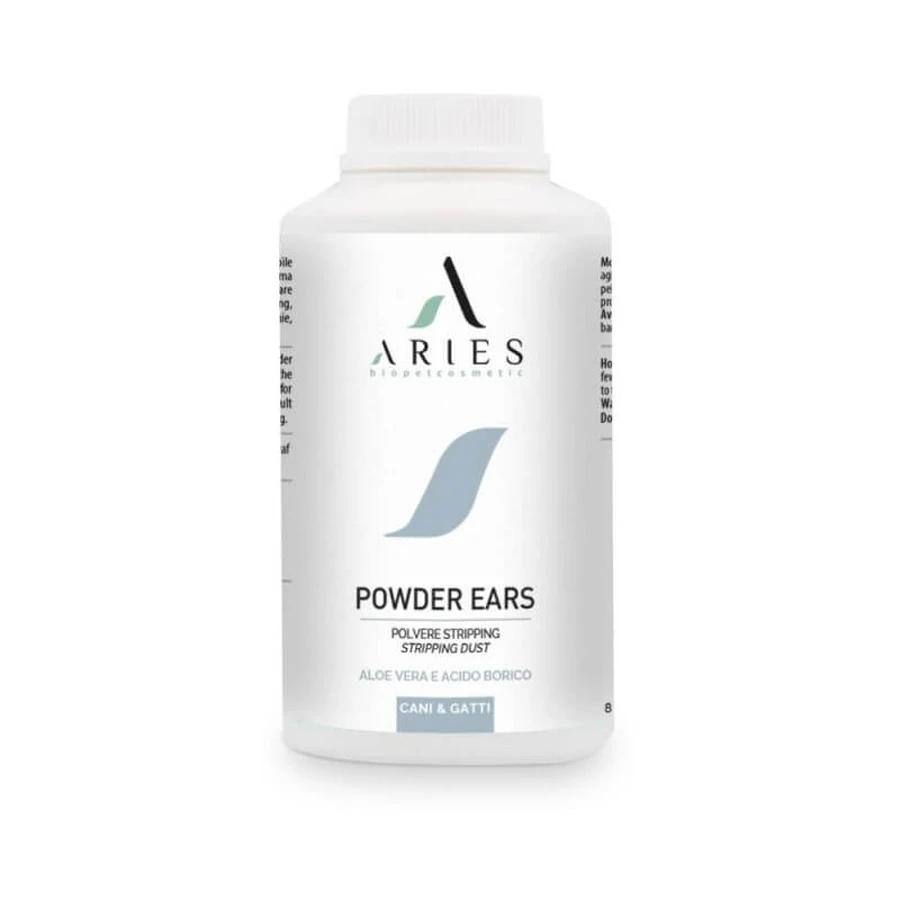Aries biopetcosmetic Powder Ears – Beruhigendes und schützendes Ohrreinigungspulver für Hunde und Katzen, 25 g