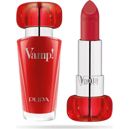 Pupa Vamp! – Pomadka zwiększająca objętość ust nr 202 Lovely Cherry: ceny i cechy