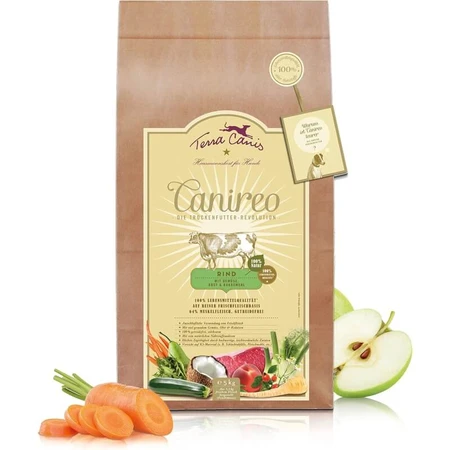 Terra Canis Canireo cu carne de vită – hrană uscată pentru câini adulți, 5 kg