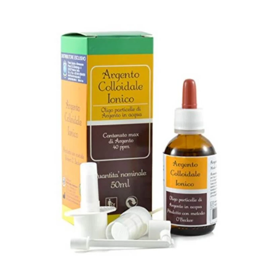 Plata coloidal iónica 40 ppm, 50 ml