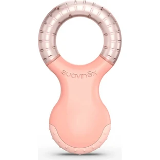 Suavinex anello dentizione refrigerante - massaggiagengive 4+ mesi rosa
