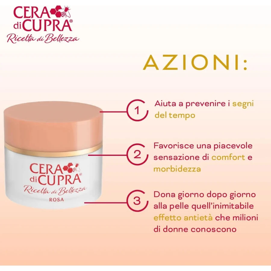 Rosa Cupra Wax – Pflegende und schützende Creme, 50 ml