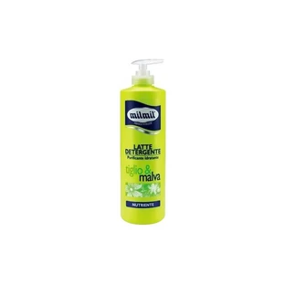 Lait démaquillant nourrissant et purifiant Mil mil au tilleul et à la mauve, 500 ml